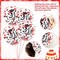 16Pcs Red Black 21st Birthday Balloons, Happy 21st Birthday Party Decorations (Red Black 21st Birthday Balloons)